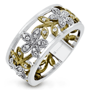 ZR1000 Right Hand Ring in 14k Gold with Diamonds