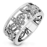 ZR1000 Right Hand Ring in 14k Gold with Diamonds