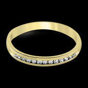 ZR10 Anniversary Ring in 14k Gold with Diamonds