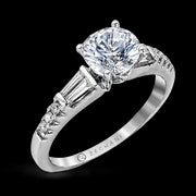 ZR1032 Engagement Ring in 14k Gold with Diamonds