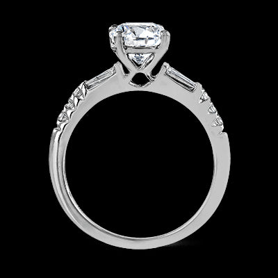 ZR1032 Engagement Ring in 14k Gold with Diamonds