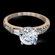 ZR1032 Engagement Ring in 14k Gold with Diamonds