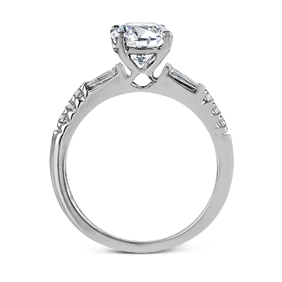 ZR1032 Engagement Ring in 14k Gold with Diamonds