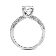 ZR1035 Engagement Ring in 14k Gold with Diamonds