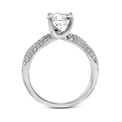 ZR1035 Engagement Ring in 14k Gold with Diamonds