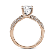 ZR1035 Engagement Ring in 14k Gold with Diamonds