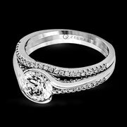 ZR1048 Engagement Ring in 14k Gold with Diamonds