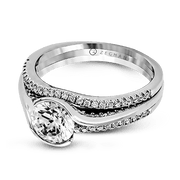 ZR1048 Engagement Ring in 14k Gold with Diamonds