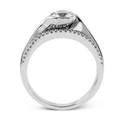 ZR1048 Engagement Ring in 14k Gold with Diamonds