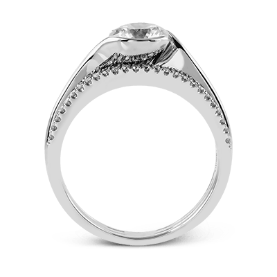 ZR1048 Engagement Ring in 14k Gold with Diamonds