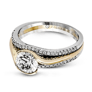 ZR1048 Engagement Ring in 14k Gold with Diamonds