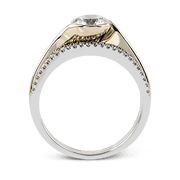 ZR1048 Engagement Ring in 14k Gold with Diamonds