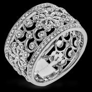 ZR1059-A Right Hand Ring in 14k Gold with Diamonds