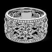 ZR1059-A Right Hand Ring in 14k Gold with Diamonds