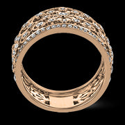 ZR1059-A Right Hand Ring in 14k Gold with Diamonds