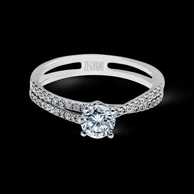 ZR1106 Wedding Set in 14k Gold with Diamonds