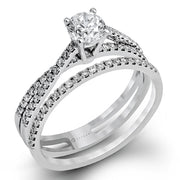 ZR1106 Wedding Set in 14k Gold with Diamonds