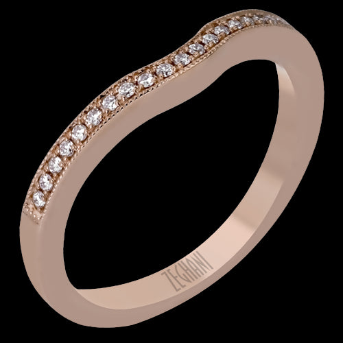ZR1137 Engagement Ring in 14k Gold with Diamonds