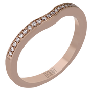 ZR1137 Engagement Ring in 14k Gold with Diamonds