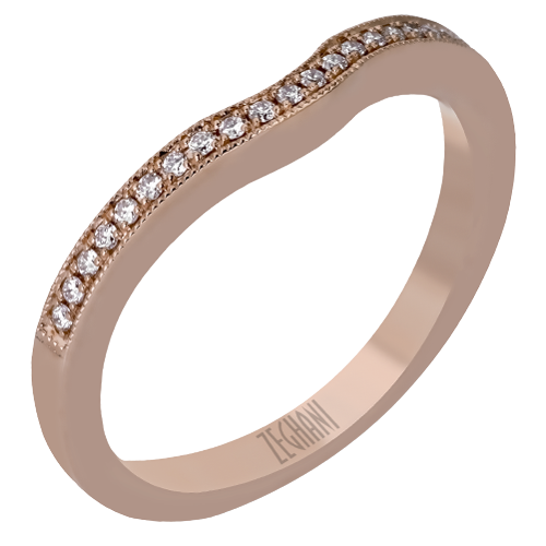 ZR1137 Engagement Ring in 14k Gold with Diamonds