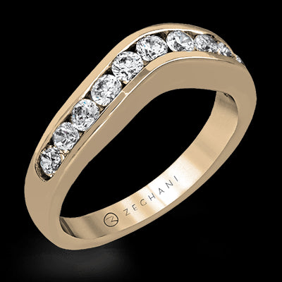 ZR1141 Anniversary Ring in 14k Gold with Diamonds