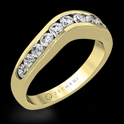 ZR1141 Anniversary Ring in 14k Gold with Diamonds