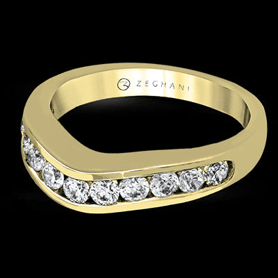 ZR1141 Anniversary Ring in 14k Gold with Diamonds
