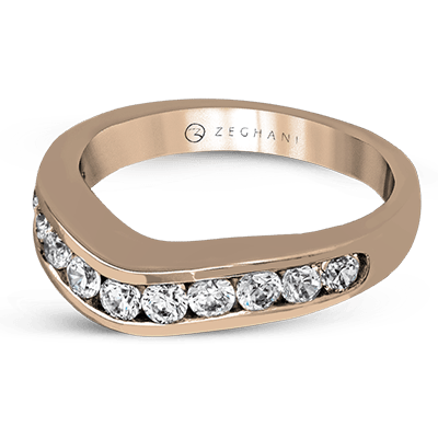 ZR1141 Anniversary Ring in 14k Gold with Diamonds