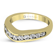 ZR1141 Anniversary Ring in 14k Gold with Diamonds