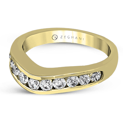 ZR1141 Anniversary Ring in 14k Gold with Diamonds