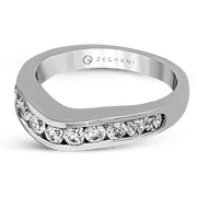 ZR1141 Anniversary Ring in 14k Gold with Diamonds
