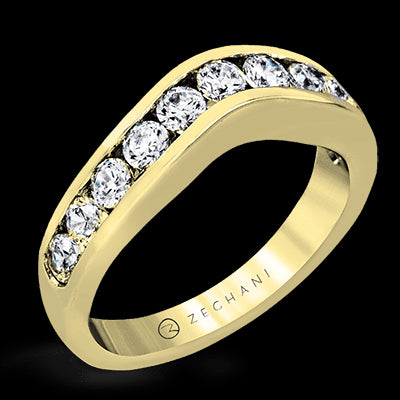 ZR1142 Anniversary Ring in 14k Gold with Diamonds