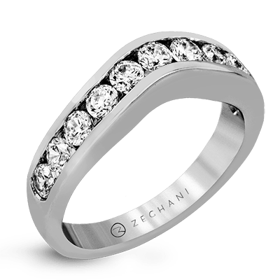 ZR1142 Anniversary Ring in 14k Gold with Diamonds