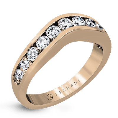 ZR1142 Anniversary Ring in 14k Gold with Diamonds