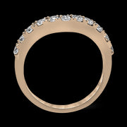 ZR1143 Anniversary Ring in 14k Gold with Diamonds