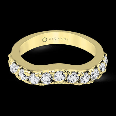 ZR1143 Anniversary Ring in 14k Gold with Diamonds