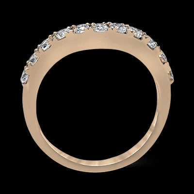ZR1143 Anniversary Ring in 14k Gold with Diamonds