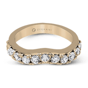 ZR1143 Anniversary Ring in 14k Gold with Diamonds