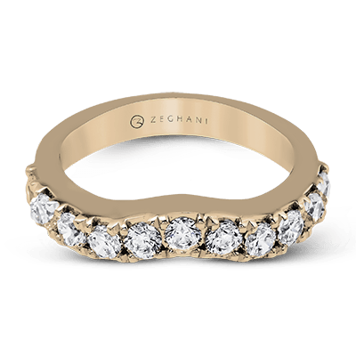 ZR1143 Anniversary Ring in 14k Gold with Diamonds