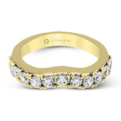 ZR1143 Anniversary Ring in 14k Gold with Diamonds