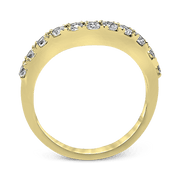 ZR1143 Anniversary Ring in 14k Gold with Diamonds