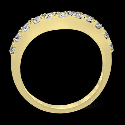 ZR1144 Anniversary Ring in 14k Gold with Diamonds