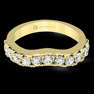 ZR1144 Anniversary Ring in 14k Gold with Diamonds