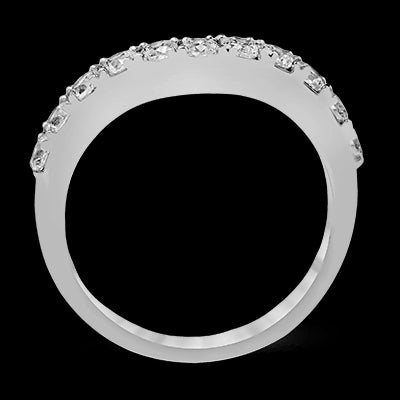 ZR1144 Anniversary Ring in 14k Gold with Diamonds