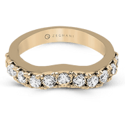 ZR1144 Anniversary Ring in 14k Gold with Diamonds
