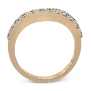 ZR1144 Anniversary Ring in 14k Gold with Diamonds