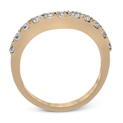 ZR1144 Anniversary Ring in 14k Gold with Diamonds