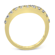 ZR1144 Anniversary Ring in 14k Gold with Diamonds