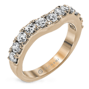 ZR1144 Anniversary Ring in 14k Gold with Diamonds