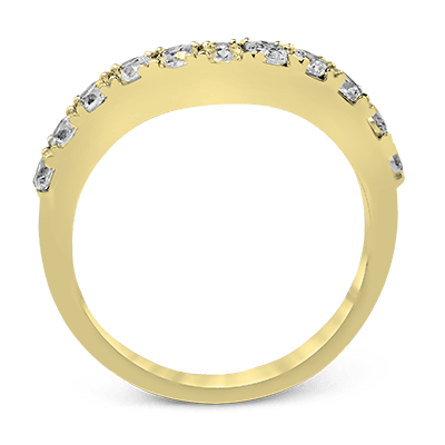ZR1144 Anniversary Ring in 14k Gold with Diamonds